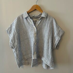 Madewell Cropped Linen Shirt